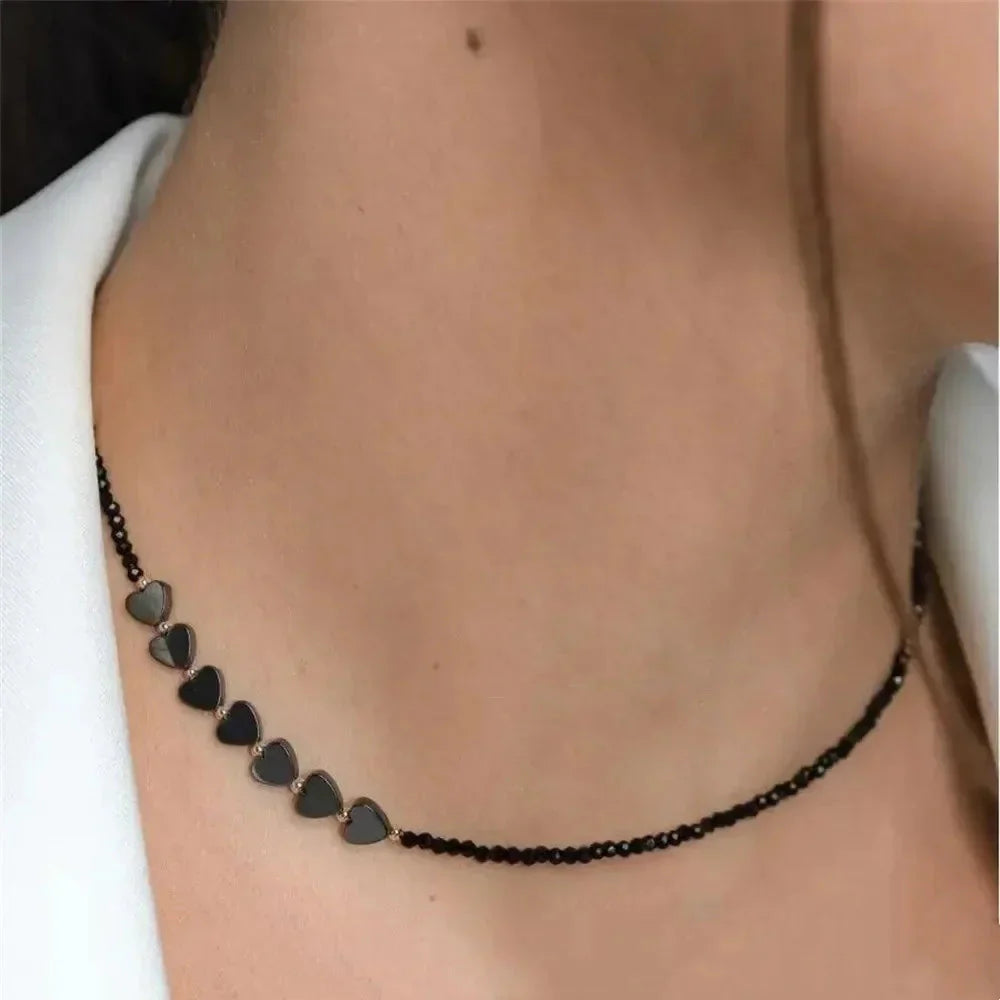 Vintage Heart Shell Necklace