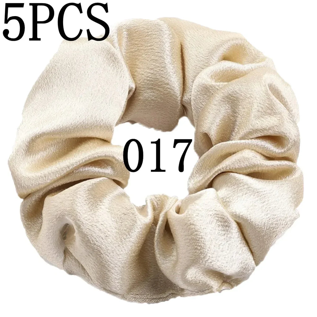 Women's Silky Satin Hair Scrunchies Set