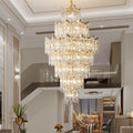 DecorBites™ Elegant Crystal Chandelier for Duplex Living Room, Hotel Lobby - Luxury Atmosphere