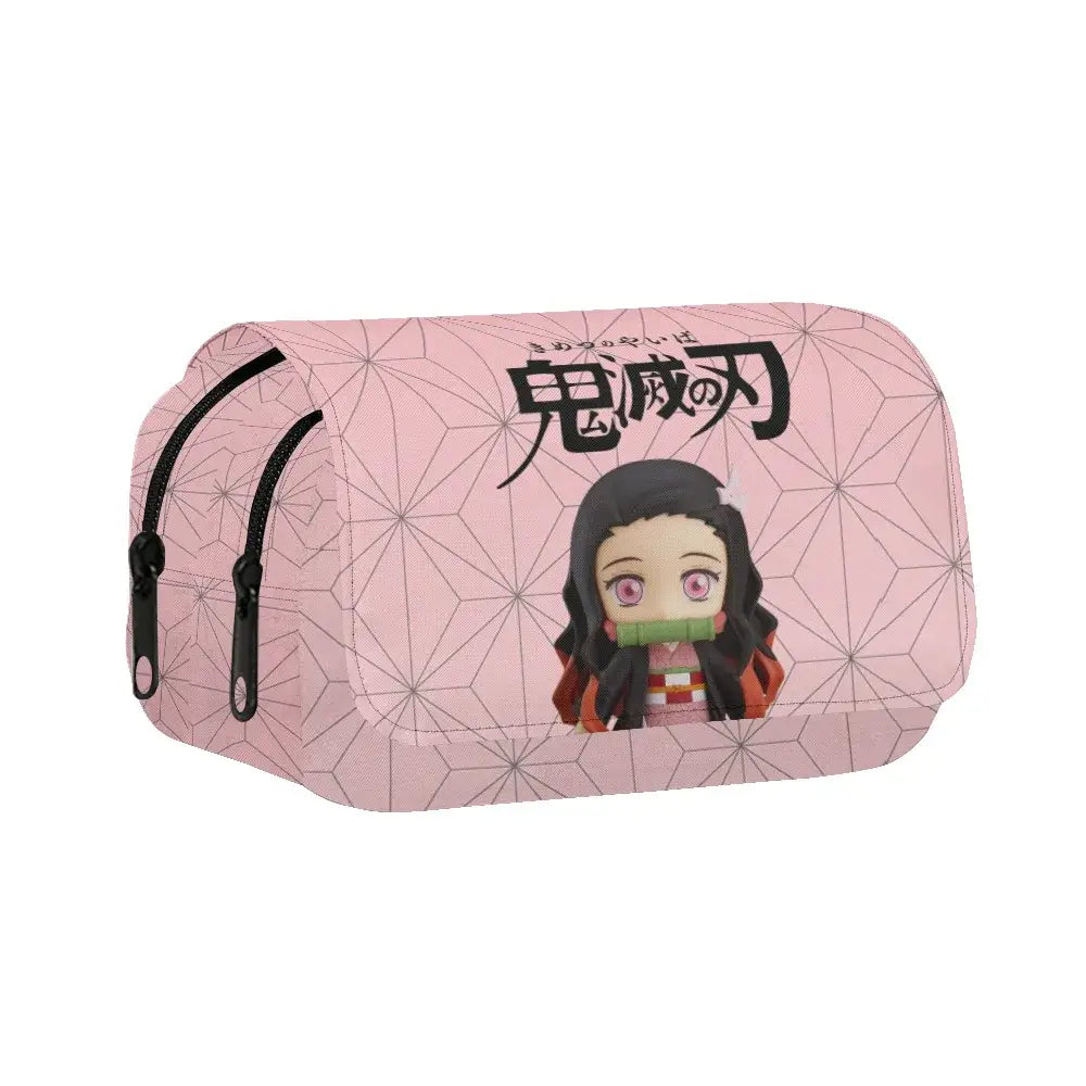 Demon Slayer Backpack Set: Tanjiro & Nezuko School Gear
