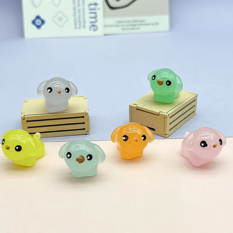 DecorBites™ Kawaii Miniature Animal Figurines for Home Decor and Bookshelf Accessories