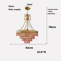 DecorBites™ Crystal Water Drop Chandelier for Kitchen Dining Room