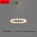 DecorBites™ Glass Ball LED Chandelier Pendant for Living Room & Bedroom