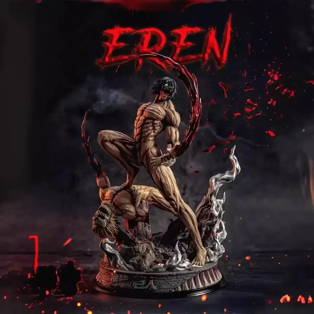 Eren Jaeger Figure: 29cm Attack on Titan Anime Statue