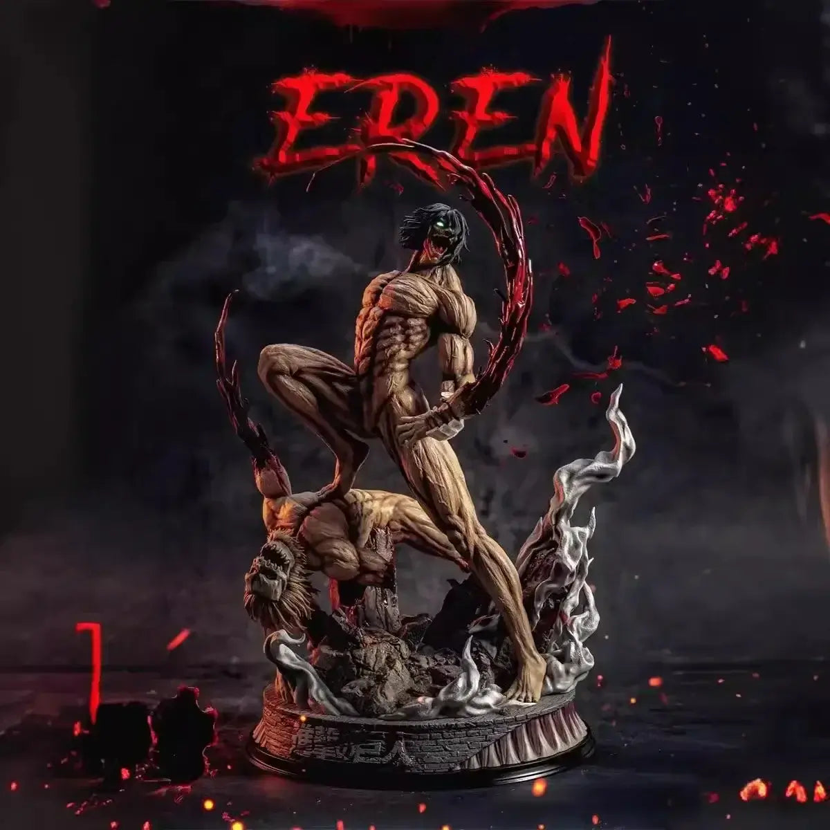 Eren Jaeger Figure: 29cm Attack on Titan Anime Statue