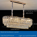 DecorBites™ Crystal Round Ceiling Lamp - Nordic Luxury Home Decor Luxe Chandelier