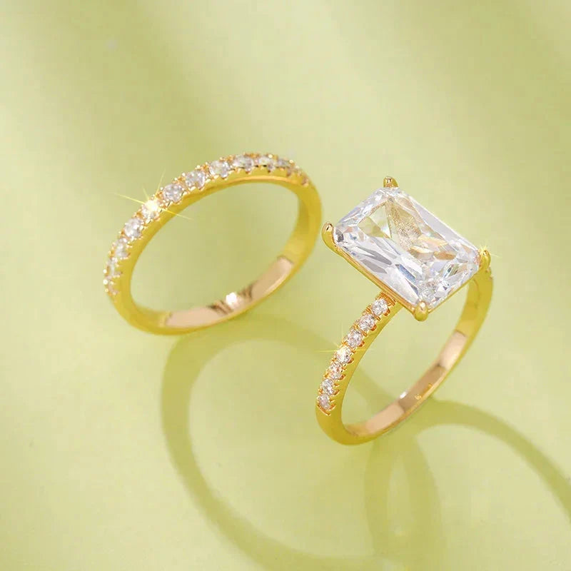 Luxe Cubic Zirconia Ring Set
