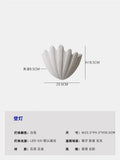 DecorBites™ French Medieval Shell Gypsum Wall Lamp LED G9 Designer Retro for Living Room & Bedroom