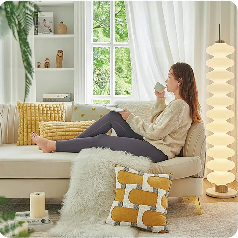 DecorBites™ Geometric Tufted Plush Cushion Cover for Stylish Home Decor