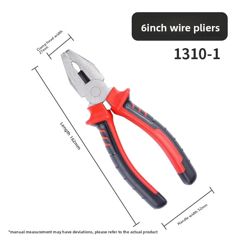 Multifunction Electrical Wire Pliers – Heavy-Duty Cr‑V Cutters & Strippers for Gripping, Twisting & Crimping | 3 Sizes (16.3–17 cm / 6.4–6.7 in)