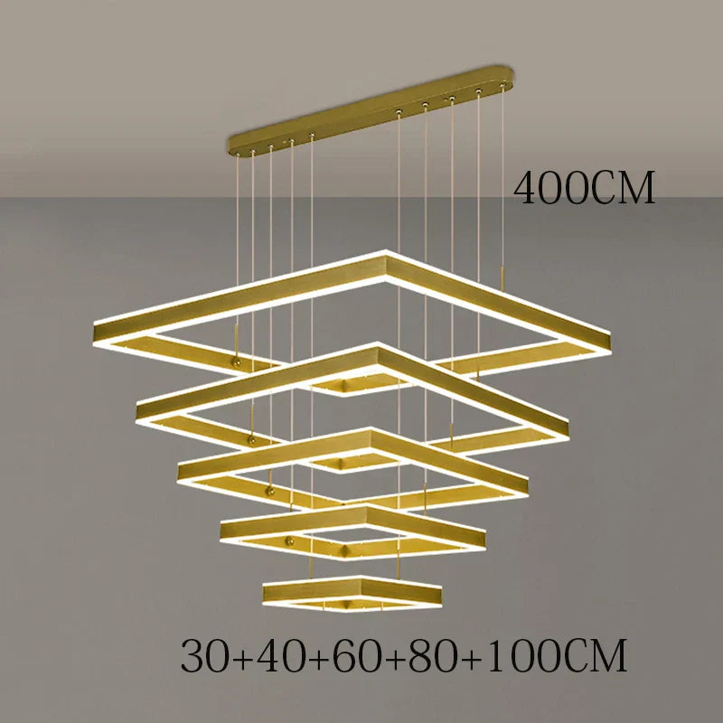 DecorBites™ LED Chandeliers Pendant Light Lamps for Living & Dining Room