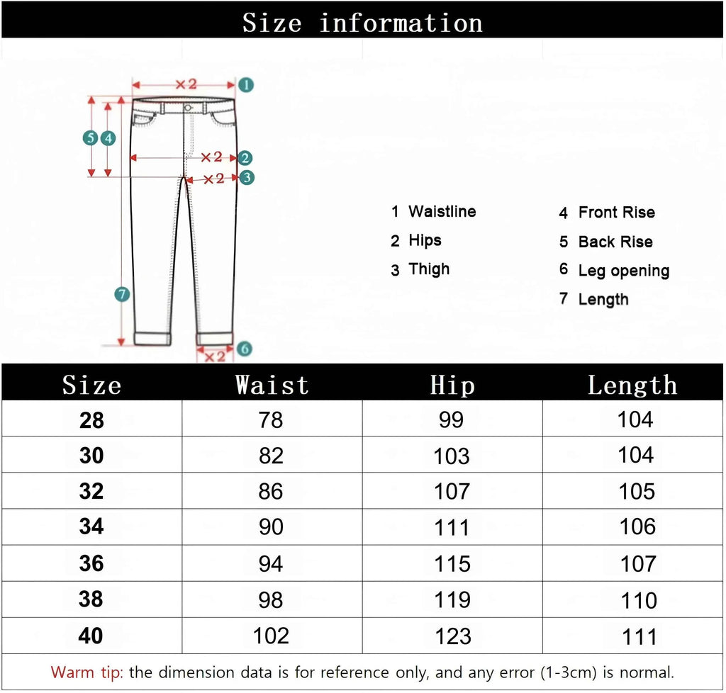 Men's Pants Casual Black And Grey Printed Denim Pants Slim Fit
