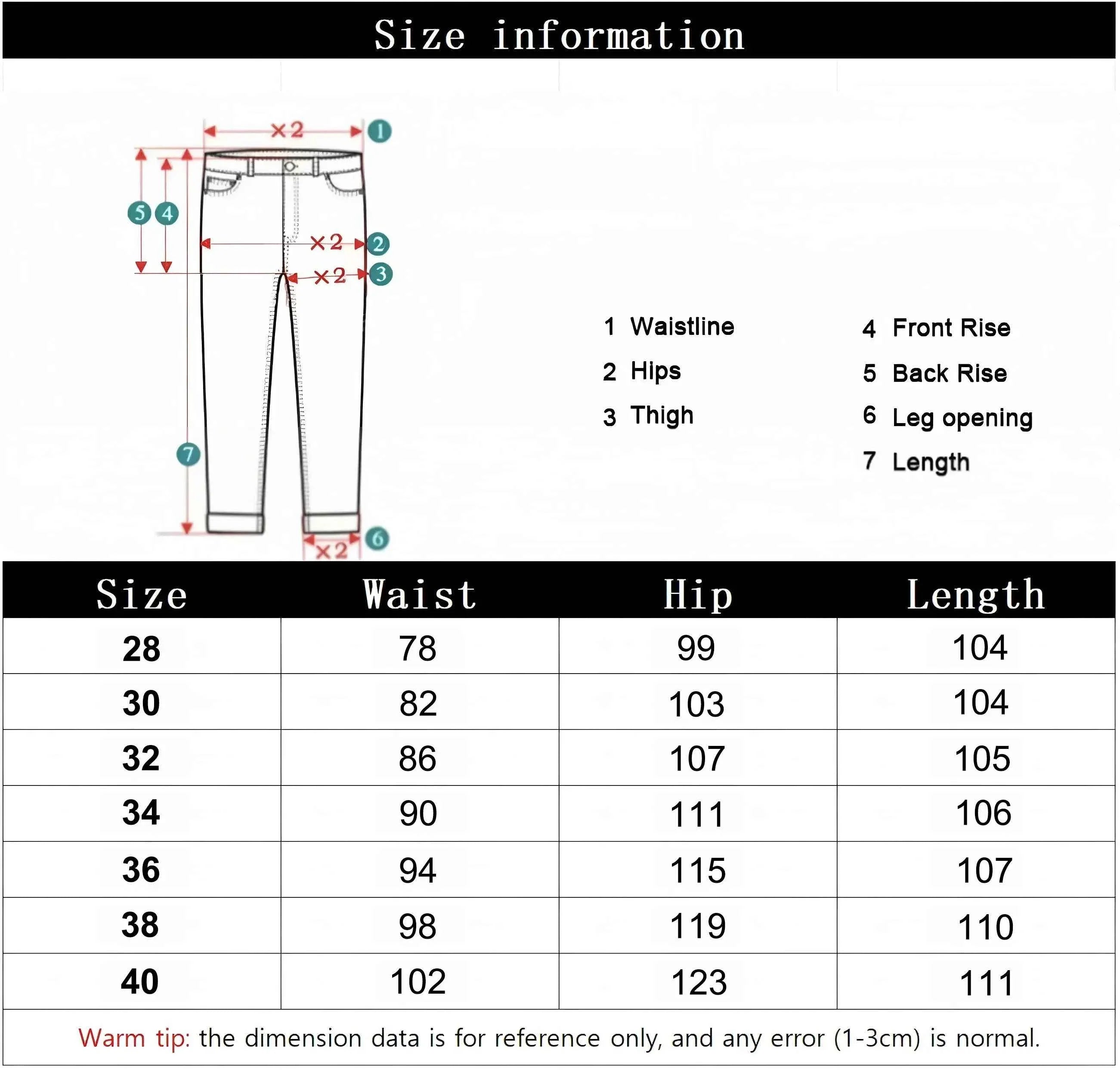 Men's Pants Casual Black And Grey Printed Denim Pants Slim Fit