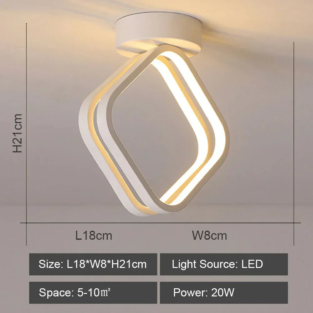 DecorBites™ LED Ceiling Light for Modern Living Room Bedroom Lighting