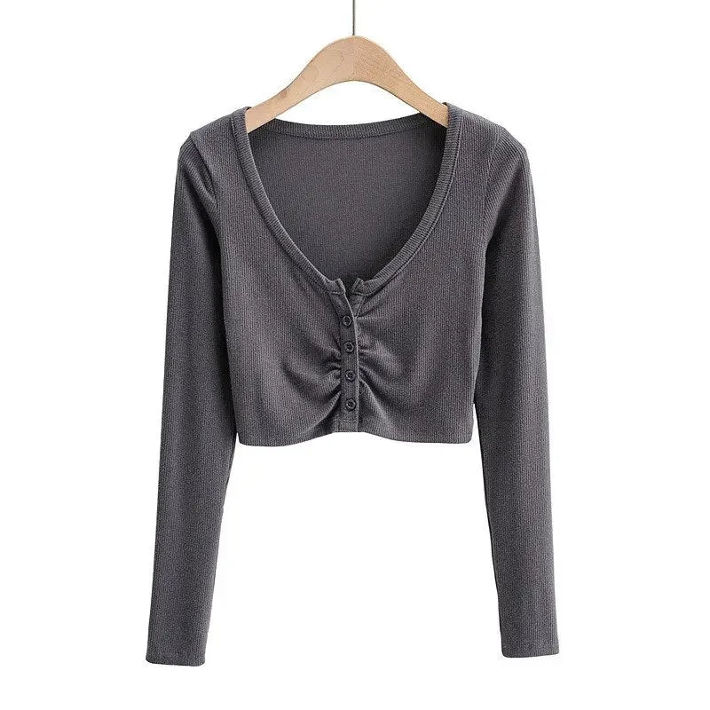 High Street Cropped Cardigan