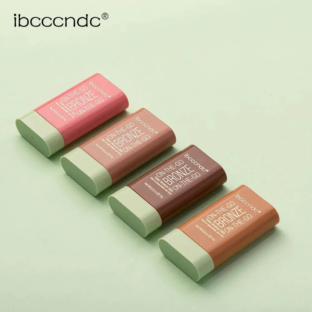 Bronzer Shading Stick Makeup Contour Sticks Peach Highlighter for Face Blush Blush Body Glitter Cosmetics Blusher Korean Powder