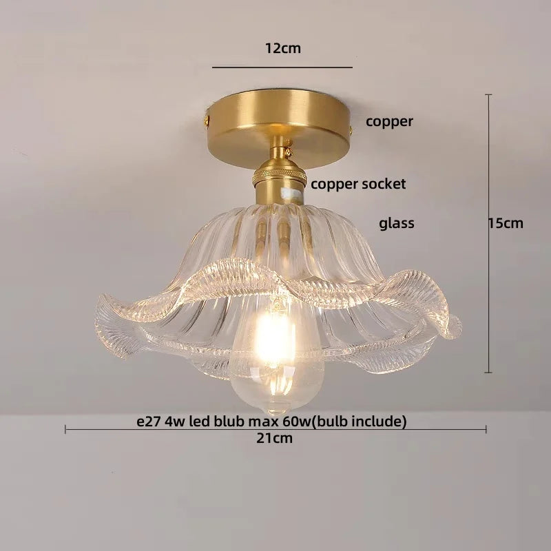 DecorBites™ Diamond Glass LED Ceiling Lights - Modern Nordic Luxury Canopy Fixture