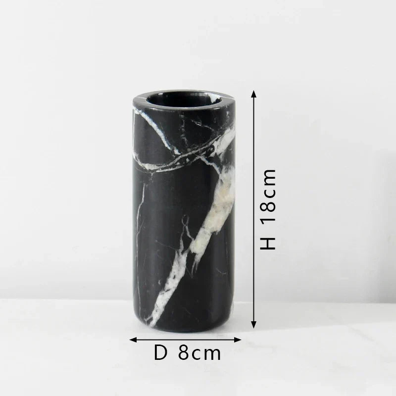 DecorBites™ Grand Antique Marble Stone Storage Jar Luxury Box