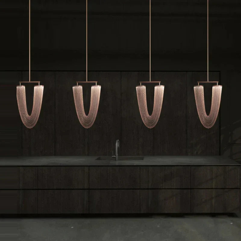 DecorBites™ LED Aluminum Ceiling Chandelier Lighting Hanging Lamps for Foyer