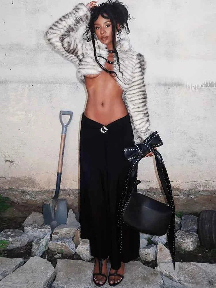 Crop Furry Jacket