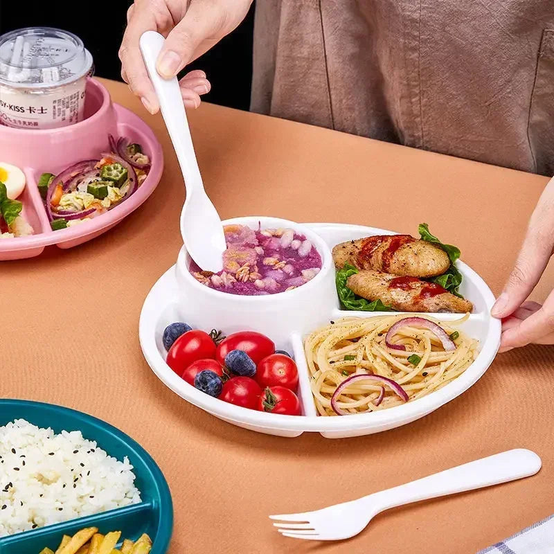 DecorBites™ Bariatric Portion Control Plate for Weight Loss and Meal Planning