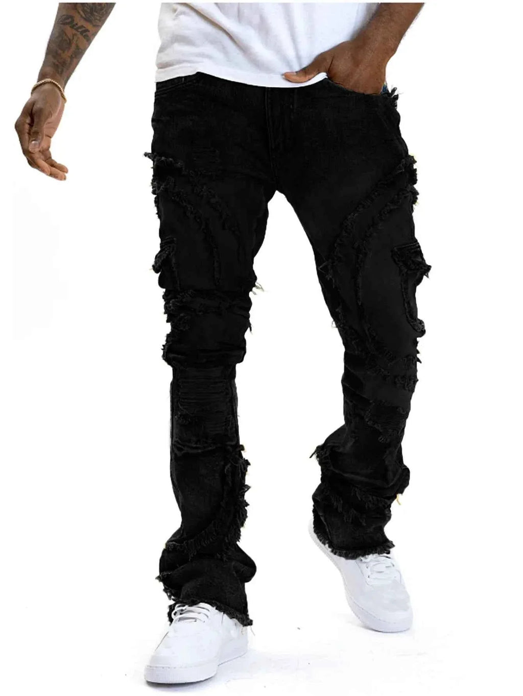 Men's Casual Ripped Pants