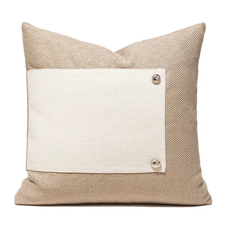 DecorBites™ Luxe 45x45cm Cushion Cover: High Quality Pillowcase for Elegant Home Decor
