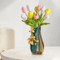 DecorBites™ Handmade Enamel Vase for Living Room TV Cabinet and Wine Cabinet Décor