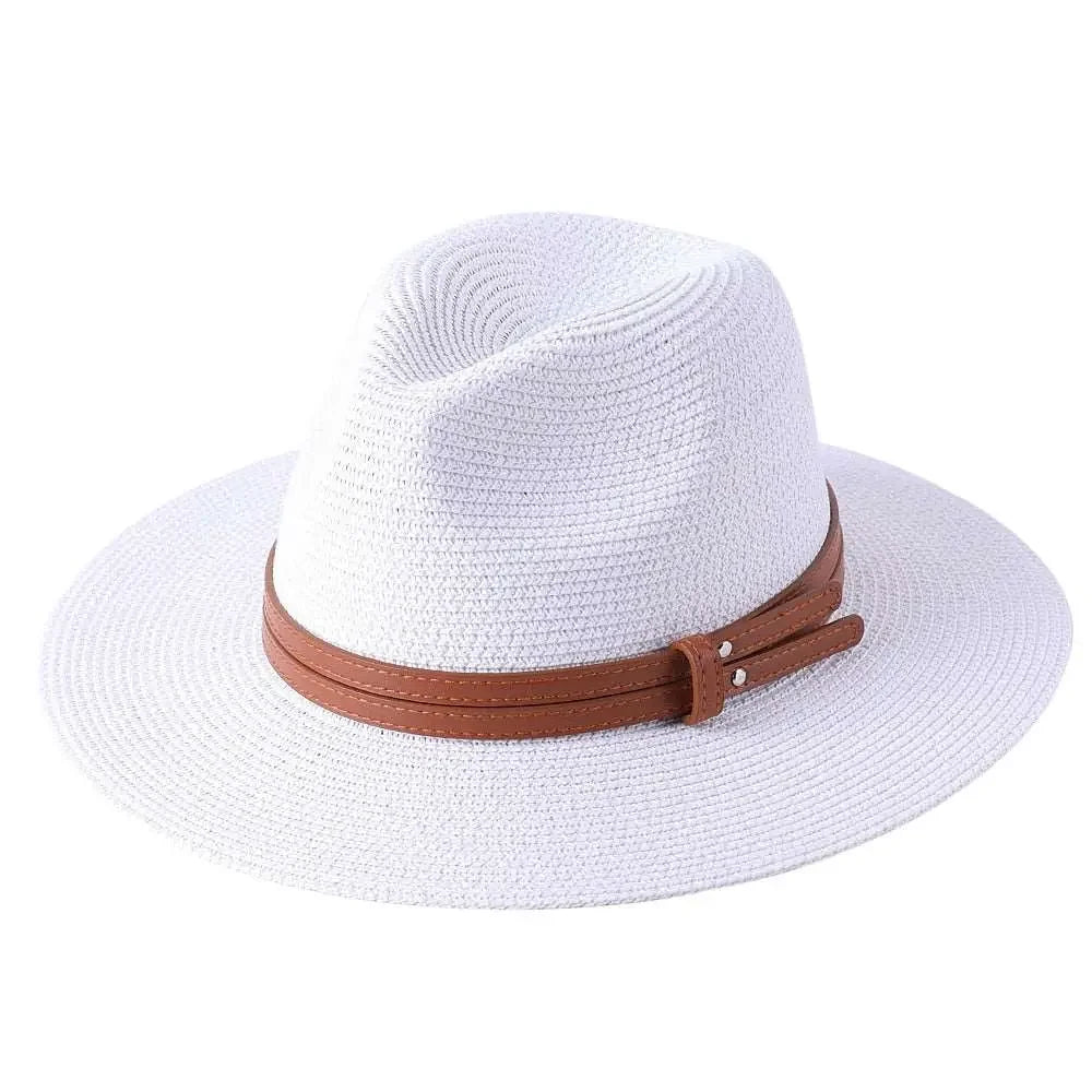 Panama Women/Men Wide Brim Beach Hat UV Protection