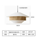 DecorBites™ Japanese Hemp Rope Chandelier for Kitchen, Bedroom, and Hotel - Minimalist Home Decor