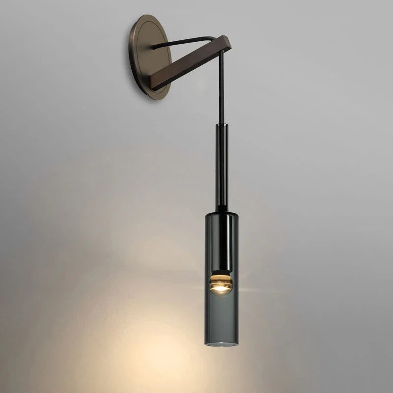 DecorBites™ Crystal Wall Lamp: Luxury Copper Bedside & Living Room Light Fixtures