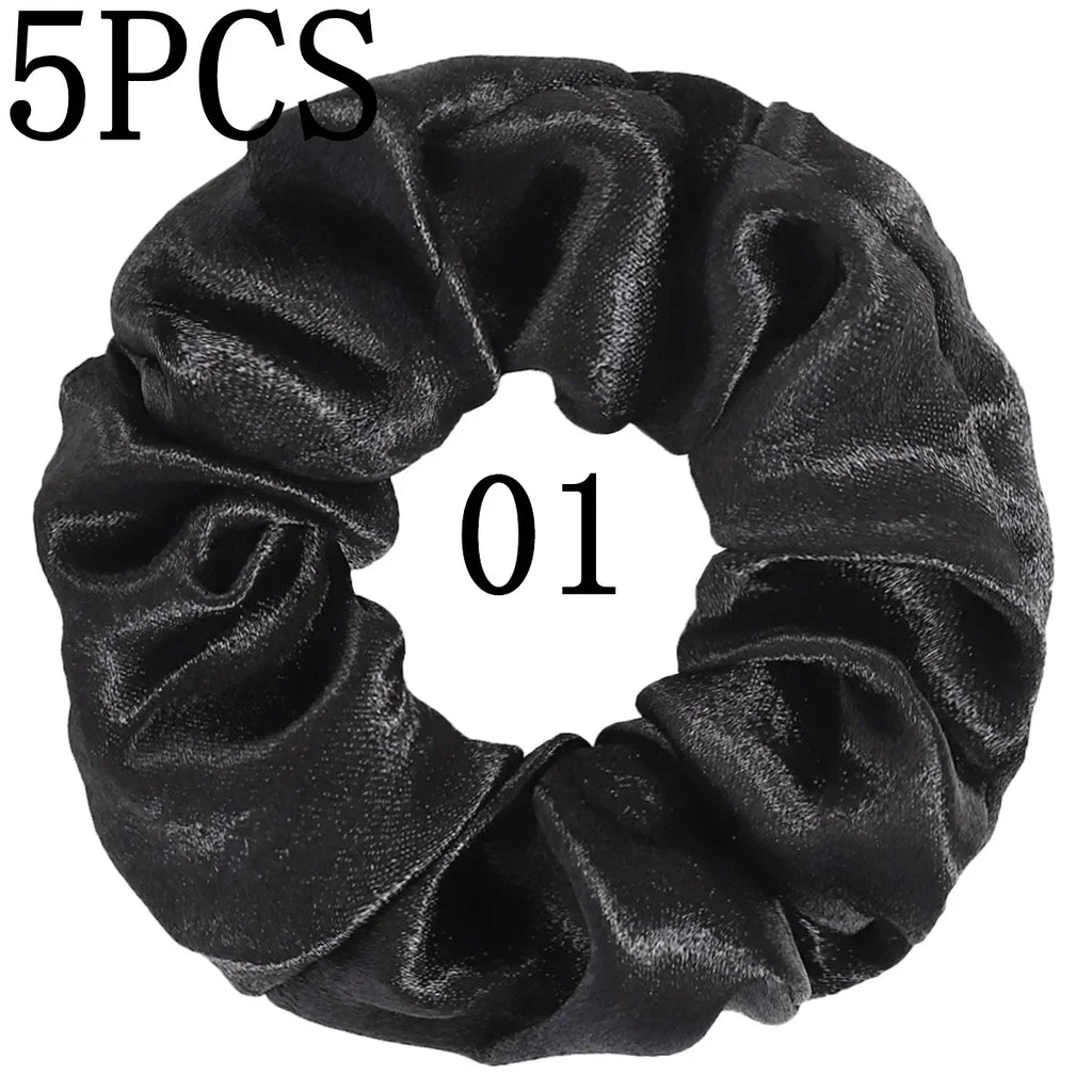 Women's Silky Satin Hair Scrunchies Set