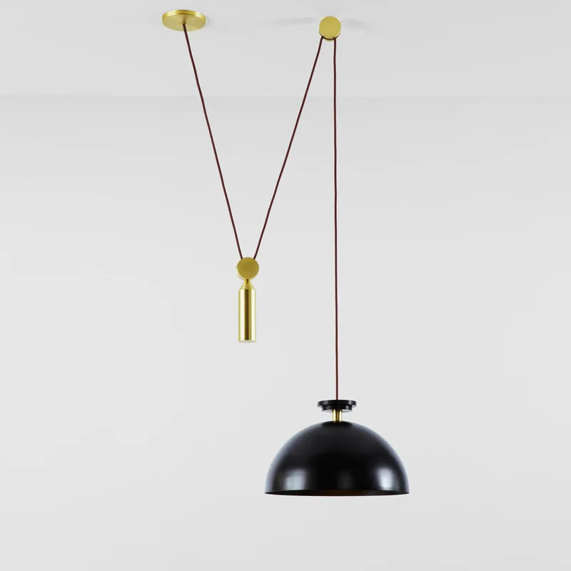 DecorBites™ Industrial Metal Pendant Light with Adjustable Height for Kitchen and Dining Room Decor