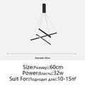 DecorBites™ LED Chandelier: Modern Luster Lighting for Stair Hall Bedroom Room Duplex Building