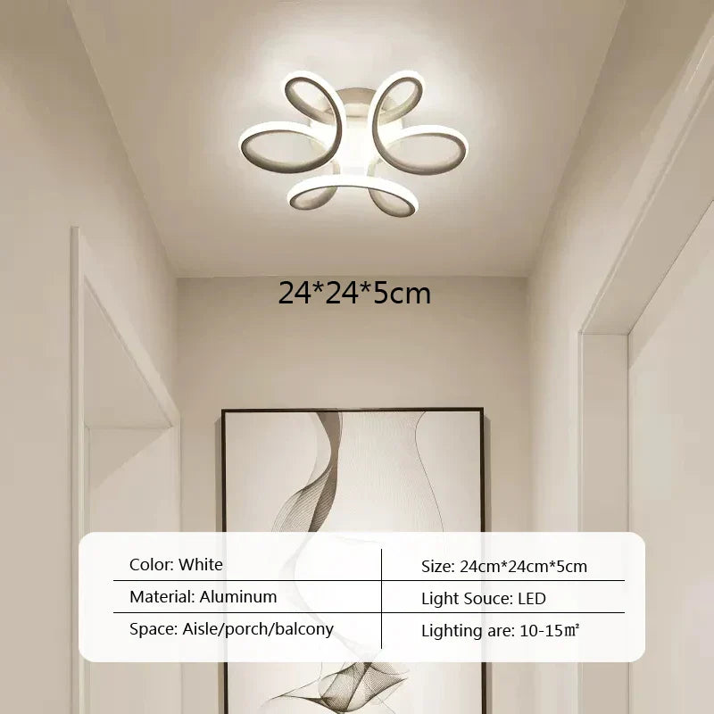 DecorBites™ LED Ceiling Light: Modern Aisle Lighting for Corridor Stairs Kitchen Attic Indoor