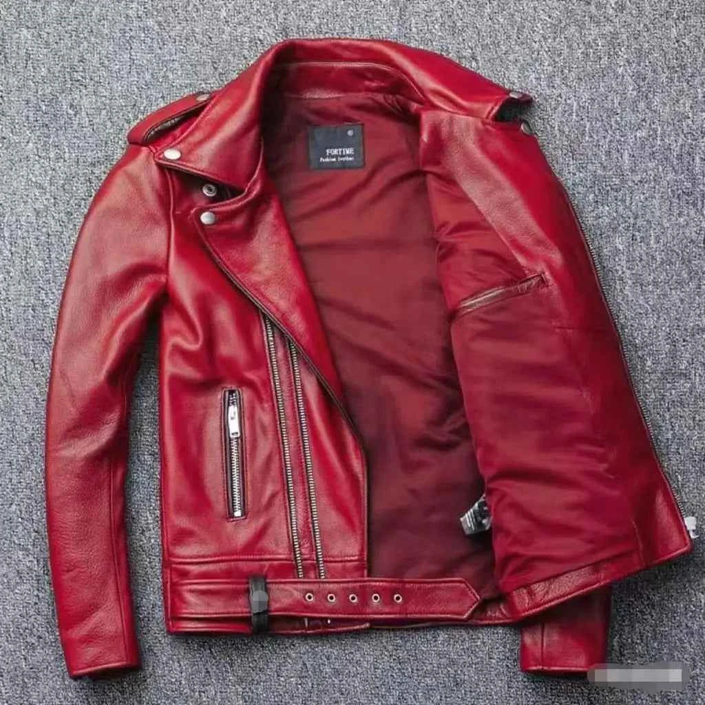 Unisex Oversized Button-down PU Leather Coat with Multiple Zippers Polo Jacket, with Many Zippers