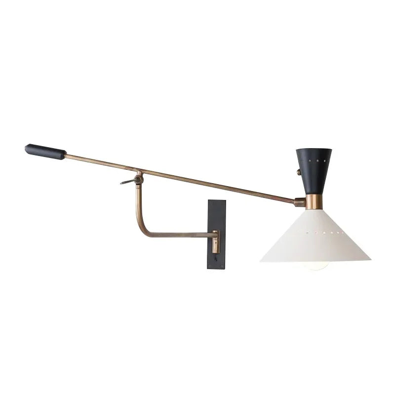 DecorBites™ Adjustable Metal Bedroom Sconce Light E27 Surface Mount Wall Decor
