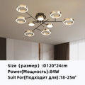 DecorBites™ Gold Plated Luxury Chandelier with Remote Control Crystals for Elegant Living & Bedroom Decor