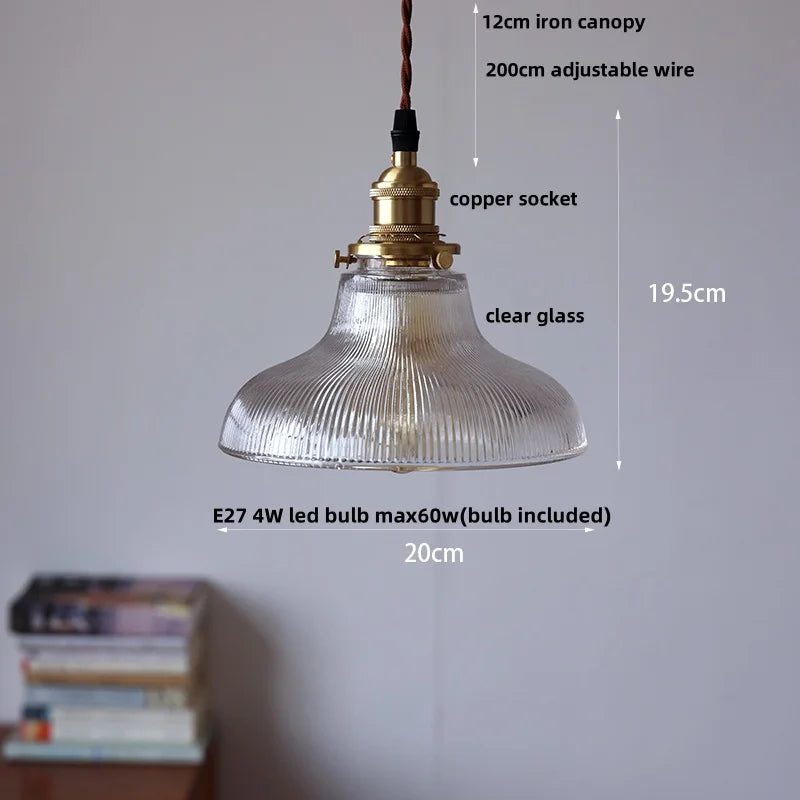 DecorBites™ Glass LED Pendant Light Chandelier for Modern Home Decor