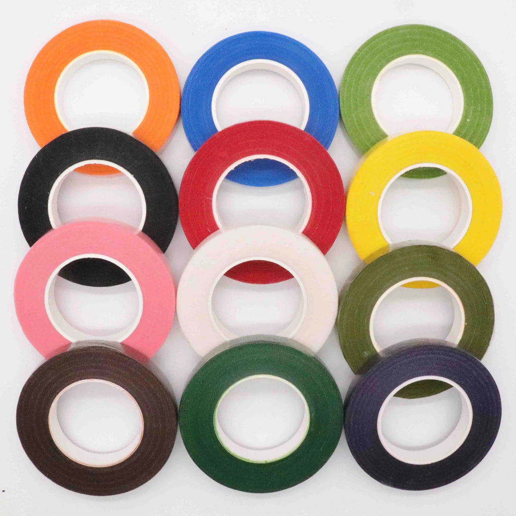 DecorBites™ Green Florist Tapes 12mm*45m Stretchy Corsages Stamen Wrap Buttonhole Artificial Flower