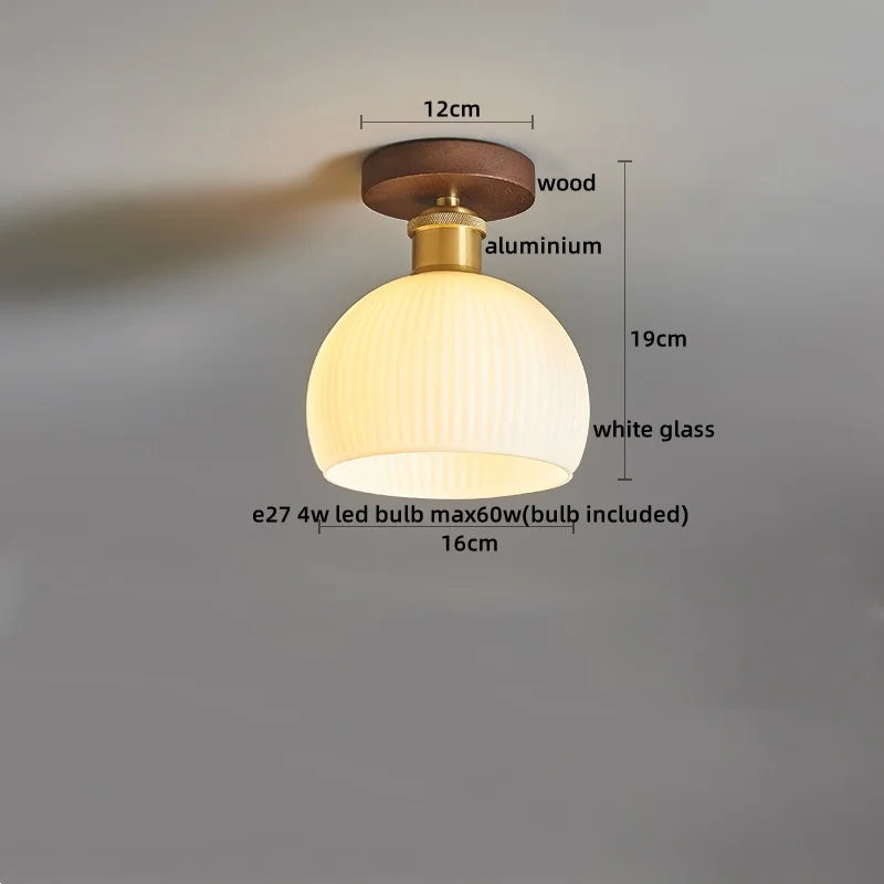 DecorBites™ LED Ceiling Light Modern Style Indoor Lighting Aluminum Glass Nordic Lamp