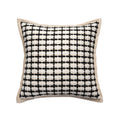 DecorBites™ Jacquard Crochet Pillow Covers in Yellow-brown for Elegant Home Decor