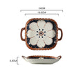 DecorBites™ Japanese Ceramic Baking Bowl with Handle for Microwave Oven and Noodle - 1PCS