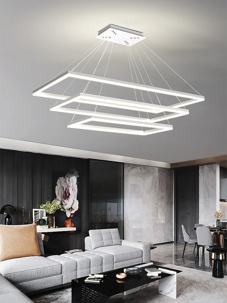DecorBites™ LED Acrylic Pendant Lights Modern Hanging Lamp for Dining Room Kitchen Loft Decor