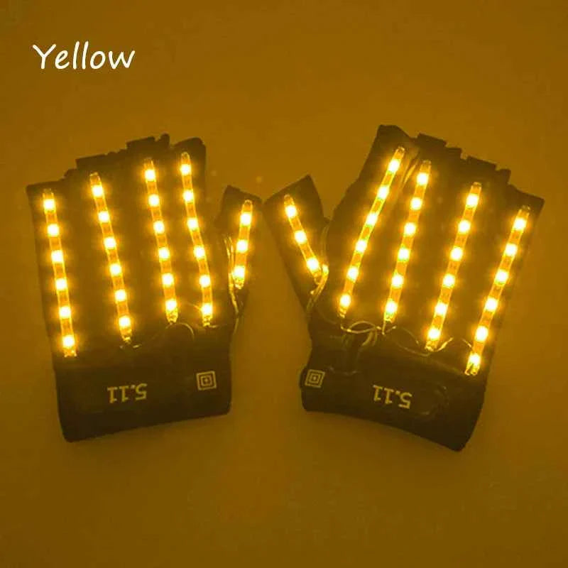 Cyberpunk Futuristic Luminous Rave Goggles LED glowing glasses Accessories