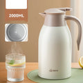 DecorBites™ Large 48-Hour Cold Bottle 2000ML Thermal Pot Hot Water Coffee Teapot