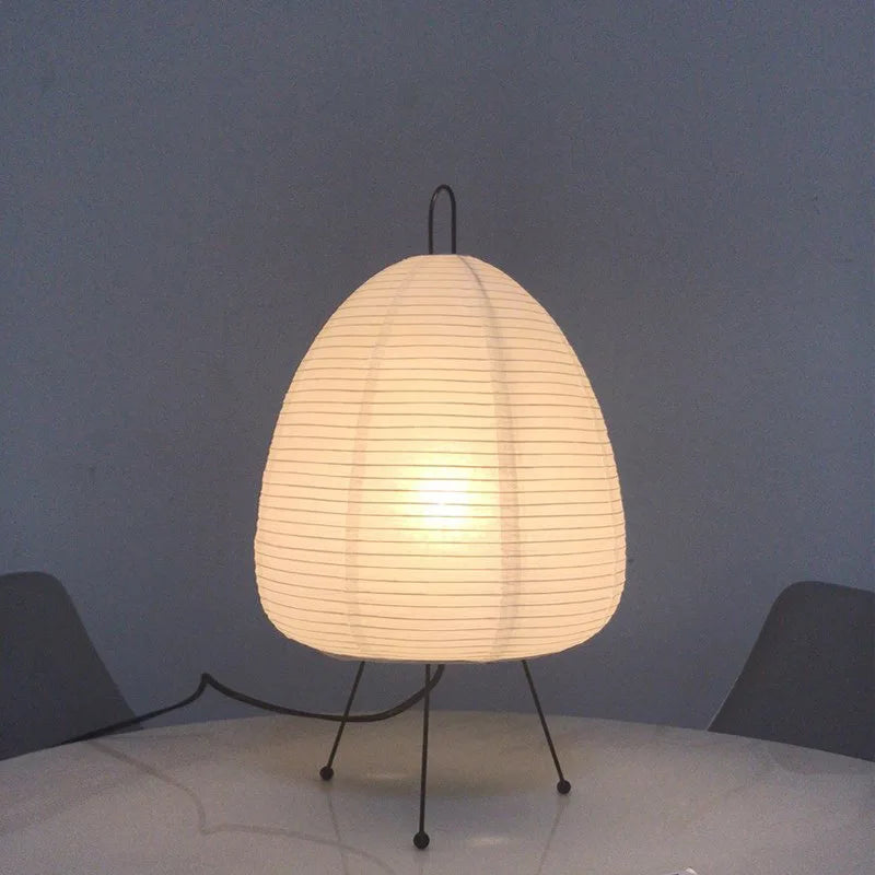 DecorBites™ Japanese Rice Paper Floor Lamp Modern Wabi Sabi Lantern Light
