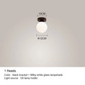 DecorBites™ Black Chandelier: Luxury Glass Pendant Light for Home, Bedroom, or Living Room