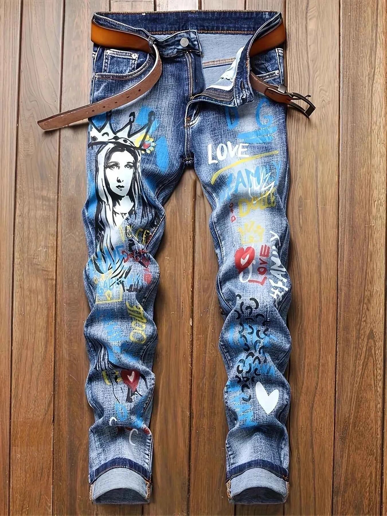 Men's Printed Pants Urban Fashion