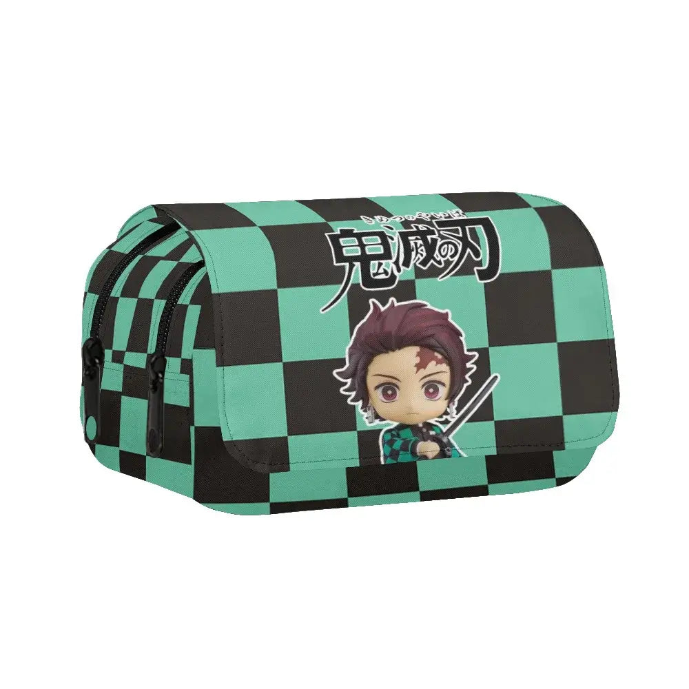 Demon Slayer Backpack Set: Tanjiro & Nezuko School Gear